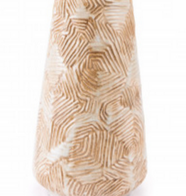 Beige Md Vase Beige W 7.9 x H 14.0 x L 7.9