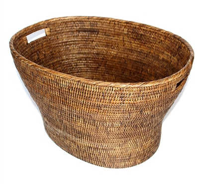 Oval Family Basket - AB 23.5x16.5x14