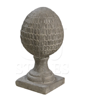 Urn With Round Top 7.5"W x 7.5"D x 17"H