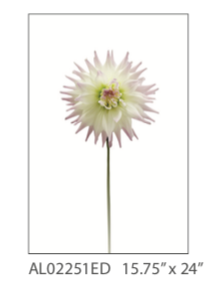 Flower on Acrylic 8 - 16"W x 24"H