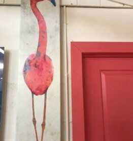 Flamingo Giclee 58.5"Lx 11.5"5