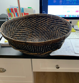 Vintage Woven Bowl - 19"D X 9.5"H