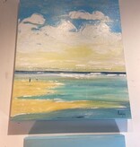 Vintage Beach Life Orig. acrylic 24" x 20"