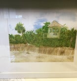 Lifeguard Stand #53 Delray Beach 18x22 Water color Print