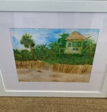 Lifeguard Stand #53 Delray Beach 18x22 Water color Print