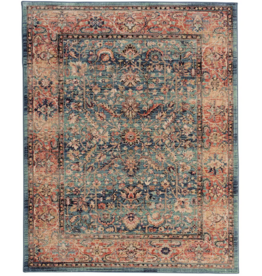 Bosphorus-Ispahan Aqua - Rectangle - 8' 0" x 11' 0"