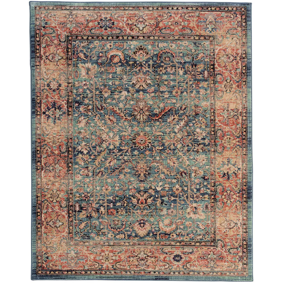 Bosphorus-Ispahan Aqua - Rectangle - 8' 0" x 11' 0"