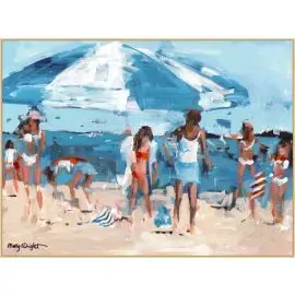 Sandy Strokes 63"Wx47"H