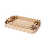 Monaco Natural Grass Tray Medium 14.4"Wx10.75"Dx2.5"H