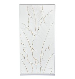 Palms White Wall  Art  2    23.5" W  x 47 .25 H