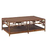 Pagoda Coffee Table Large-Tortoise W60 x D36 x H20"