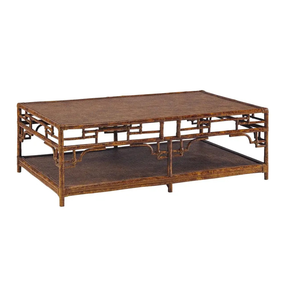 Pagoda Coffee Table Large-Tortoise W60 x D36 x H20"