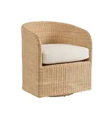 Marc Swivel Chair - Natural W27 x D27 x H30.25"