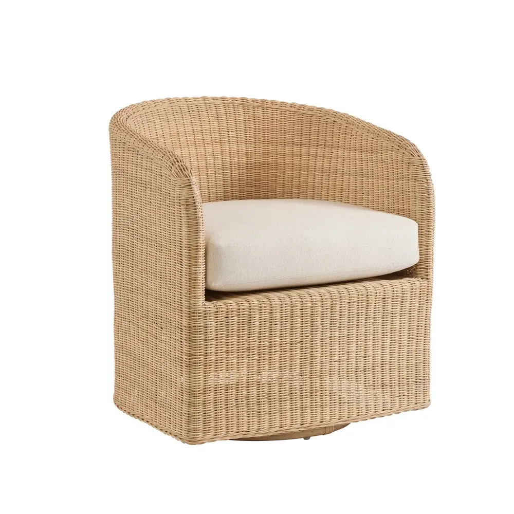 Marc Swivel Chair - Natural W27 x D27 x H30.25"