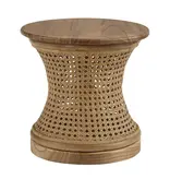 Dover Round Accent Table - Natural DIA 19.7 x H19.3"