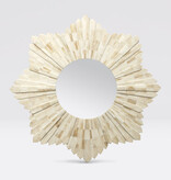 Marlow Mirror Natural Bone 34"D