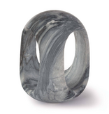 Bruno Marble Sculpture LG Black 8"Dia x 10"H