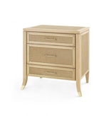 Paulina 3-Drawer Side Table - 24"W x 19"D x 26"H