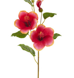 Hibiscus Flower - Red Gold
