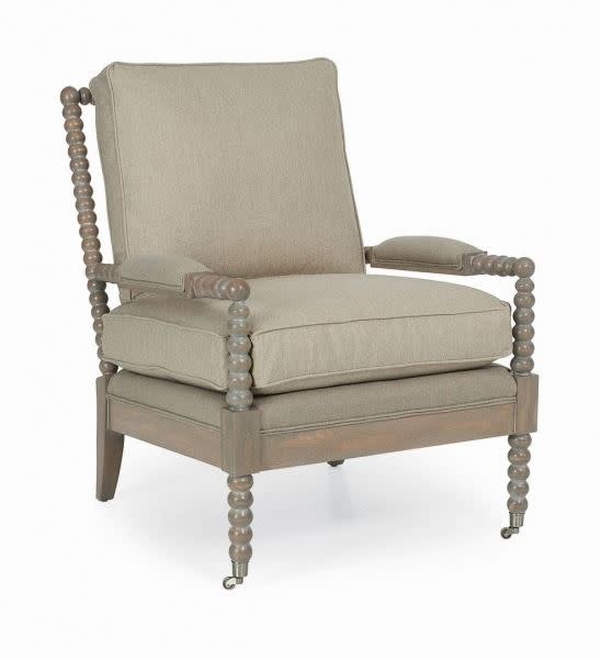 Spool Chair - Jiggy Indigo (17) 29W 35x 38H