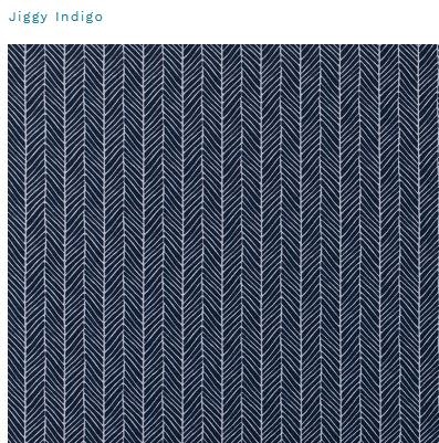 Spool Chair - Jiggy Indigo (17) 29W 35x 38H