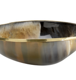 Bovidae Round Bowl (Lg) 3.3h x 9.5w x 9.5d