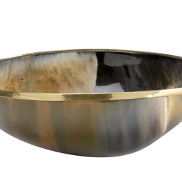 Bovidae Round Bowl (Lg) 3.3h x 9.5w x 9.5d