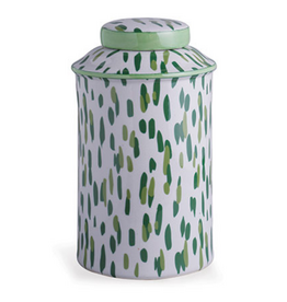 Mill Reef Palm Jar - 15"H x 9.5"D