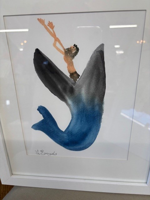 Jonah and the Big Fish 12.5"x15.5"