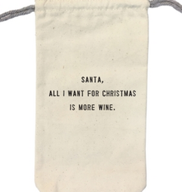 All I Want for Christmas Wine Bag