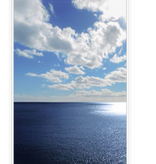 Faraway Blue Waters 1   41.5"w x 61.5"h