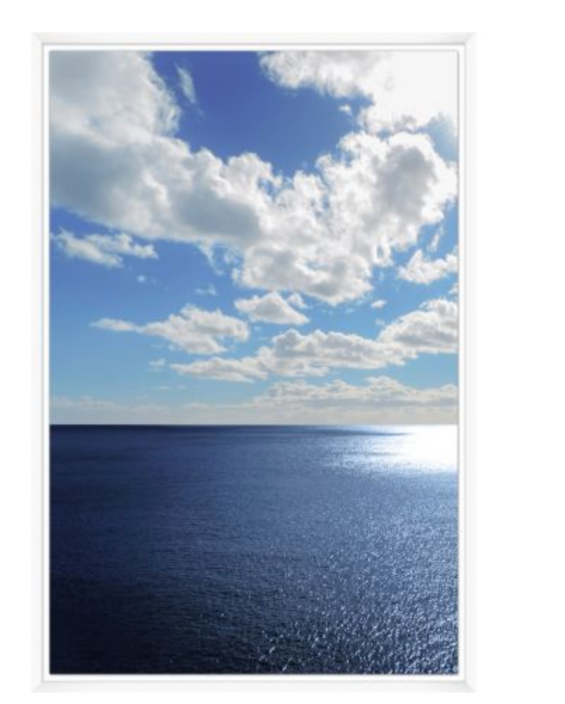Faraway Blue Waters 1   41.5"w x 61.5"h