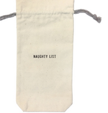 Naughty List Wine Bag