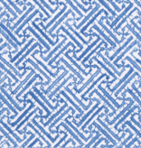 Fretwork Blue Napkin Cocktail