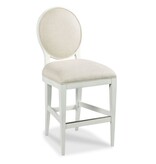 Ovale counter stool 17.5W x 22D x 41.5H