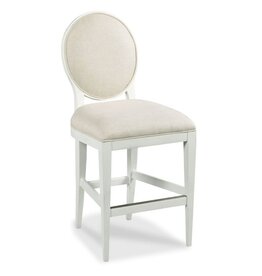 Ovale counter stool 17.5W x 22D x 41.5H