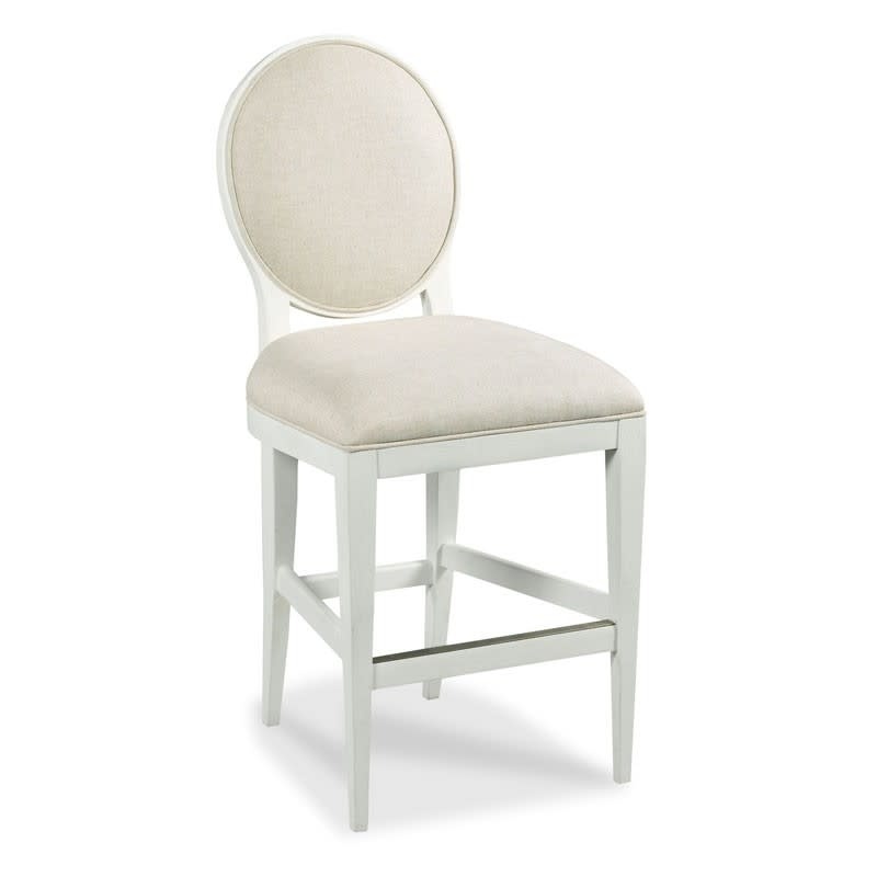 Ovale counter stool 17.5W x 22D x 41.5H
