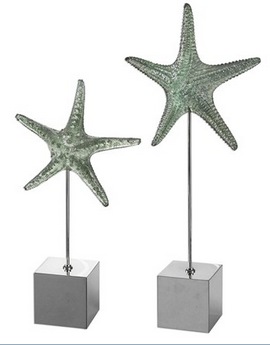 Small Starfish Sculpture 10x19x4