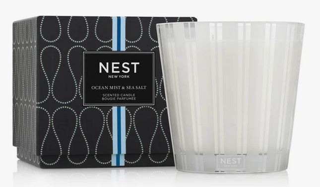 Ocean Mist & Sea Salt Scented 3-Wick Candle