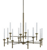 Endicott Chandelier H: 66.25" Dia: 36.6"