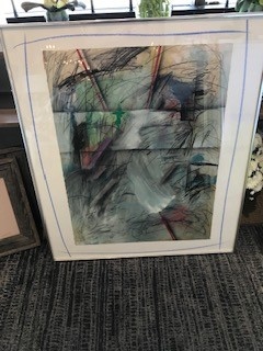 Gerry Hamzik Abstract 31 1/4w x 36 1/2h