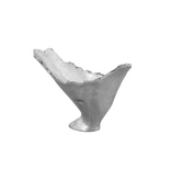 Burled Silver Vase -  20x11x14"H