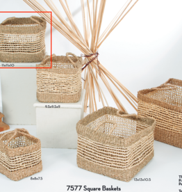 Square Basket 11 x 11 x 10″