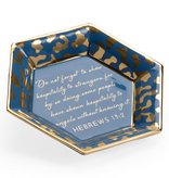 Honeycomb Jungle Verse Plate - Blue