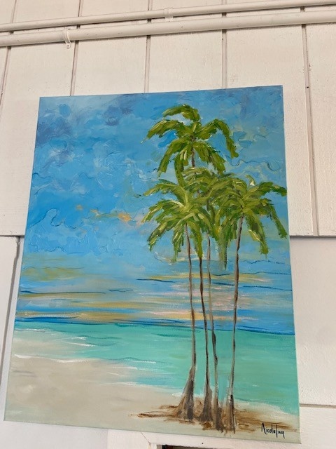 Paradise 20" x 30" Orig Acrylic