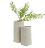 Shitake Ceramic Vase - Beige - Small - 16" x 9.5" D