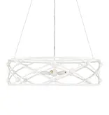 Sefrou White Chandelier 28.5"h x 30"dia.