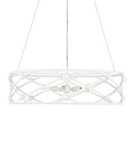 Sefrou White Chandelier 28.5"h x 30"dia.