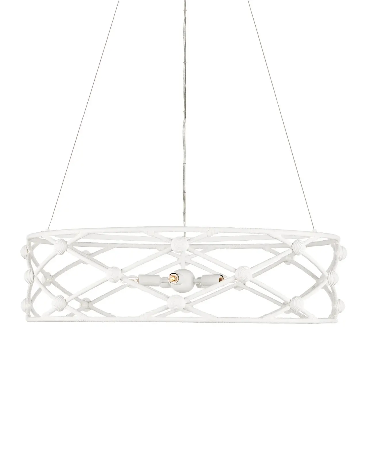 Sefrou White Chandelier 28.5"h x 30"dia.