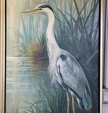 Vertical Blue Heron 2 by Brunelle 48"x24"